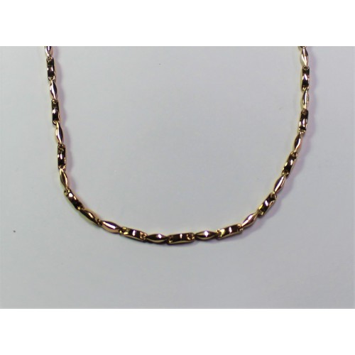 Monzario D'oro rosé gouden fantasiecollier, lengte 45cm, dikte 2,4mm - 604378